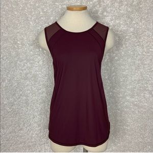 Lululemon Burgundy Sculpt Tank